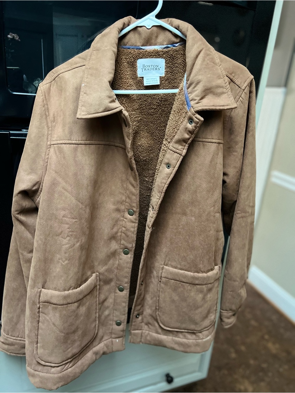 Boston Traders Brown Sherpa-Lined Teddy Jacket